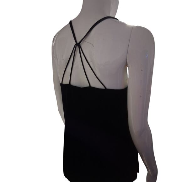 Abercrombie & Fitch Women's Small Retro Velvet Whimsigoth Witchy Vampy Lace Tank - Picture 4 of 14